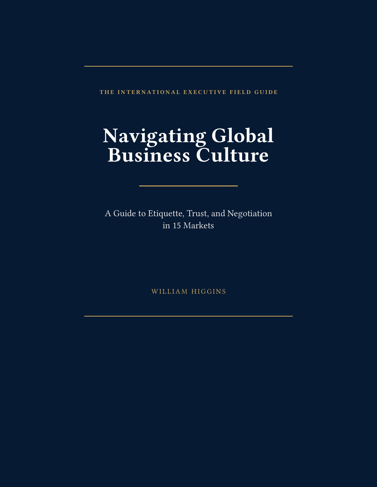 NAVIGATING GLOBAL BUSINESS CULTURE